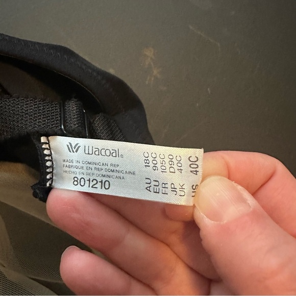 Wacoal Minimizer Bra Bodysuit, Size 40C, Black - Picture 8 of 12